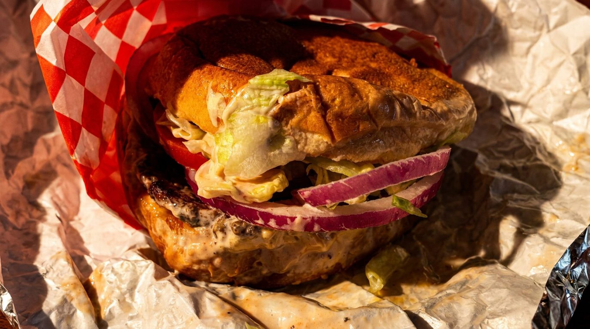The burger lineup