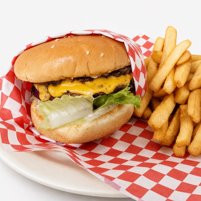 Single Point Cheeseburger.